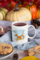 12oz Coffee Mug: Fox "Happy Fall Y'all". High-quality sublimation inks on white ceramic mug. Fall Decor, Fox Coffee Mug, Whimsical Fall Mug. product 2